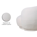 Sofá Bold Curvo Blanco 3 Plazas
