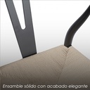 2 sillas de comedor Bone negras