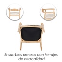 2 sillas Nórdico para comedor con reposabrazos