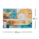 Cuadro decorativo 80x120 CDT-abstracto azul
