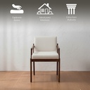 Silla de comedor Kuadro color beige