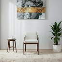 Silla de comedor Kuadro color beige