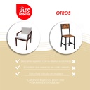 Silla de comedor Kuadro color beige