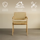 2 Sillas Jean en color natural