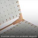 Silla Dun madera blanca