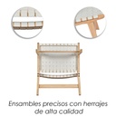 Silla Dun madera blanca
