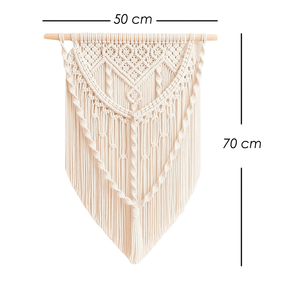 Tapiz colgante Boho 50 cm