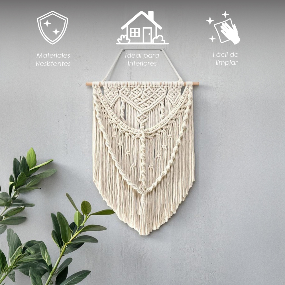 Tapiz colgante Boho 50 cm