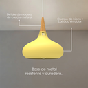 Lámpara colgante A amarillo