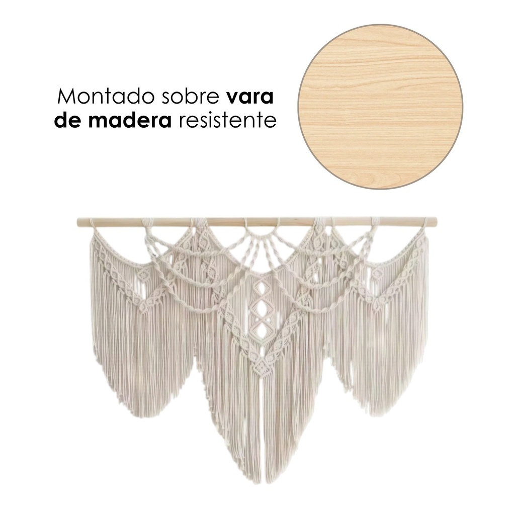 Tapiz colgante Boho 109 cm Modelo B