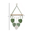 Tapiz colgante Boho con hojas