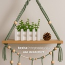 Tapiz colgante Boho con hojas