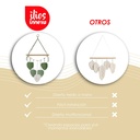 Tapiz colgante Boho con hojas