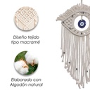 Tapiz colgante Boho Ojo azul