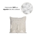 Funda de almohada de algodón Boho tejida a mano