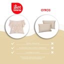 Funda de almohada Boho crema