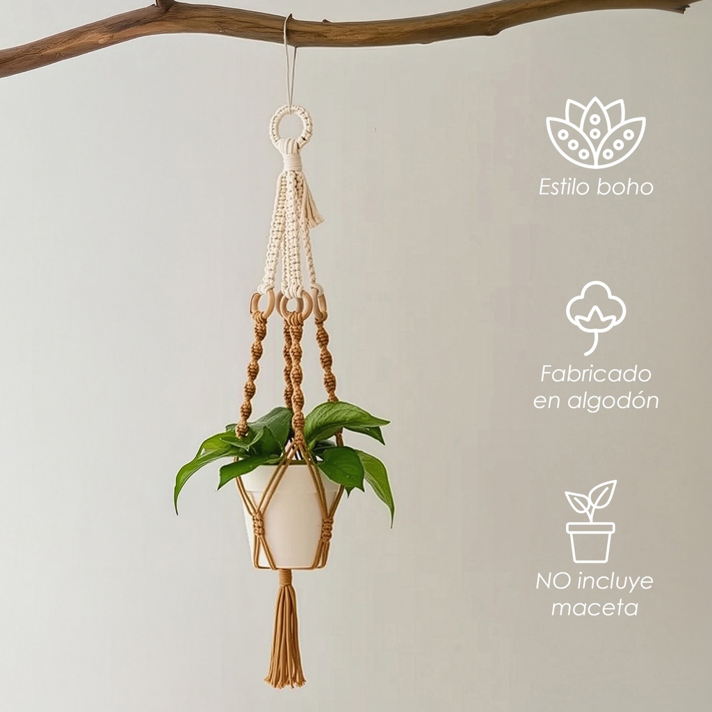 Hanger Boho para maceta