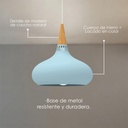 Lámpara colgante A azul