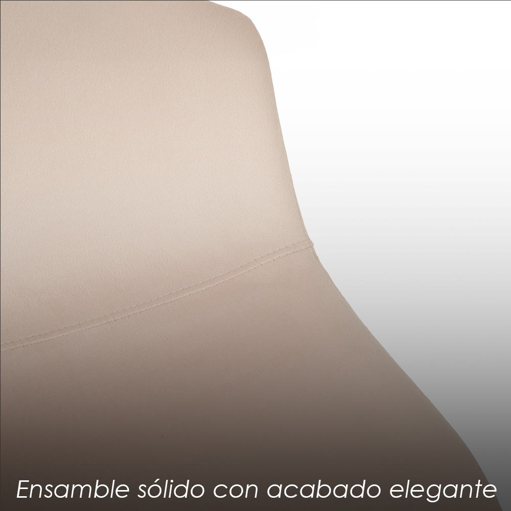 4 sillas altas Candina beige para bar 