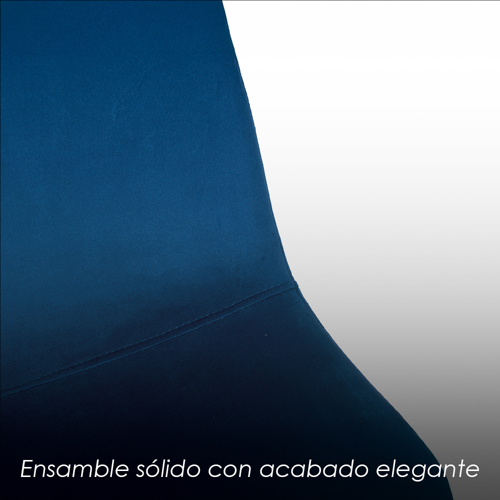 4 sillas altas Candina Azul para bar