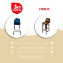 4 sillas altas Candina Azul para bar