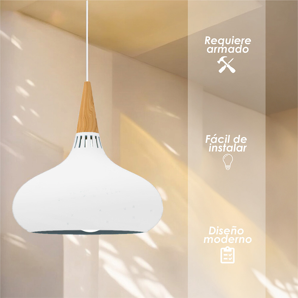 Lámpara colgante A blanco