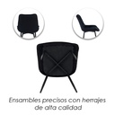 Paquete 4 Sillas de Comedor Negro Lar