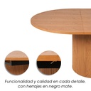 Mesa Para Comedor Expandible Moderna Café