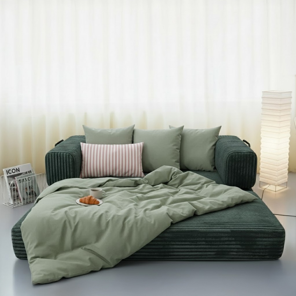 Sofá Cama Verde 2 plazas 