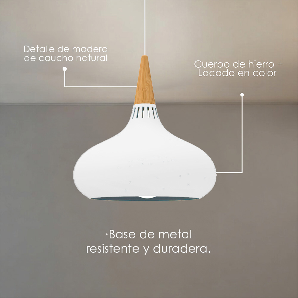 Lámpara colgante A blanco