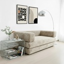 Sofá Cama Beige 2 plazas