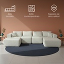 Sofá Génova Beige 4 plazas