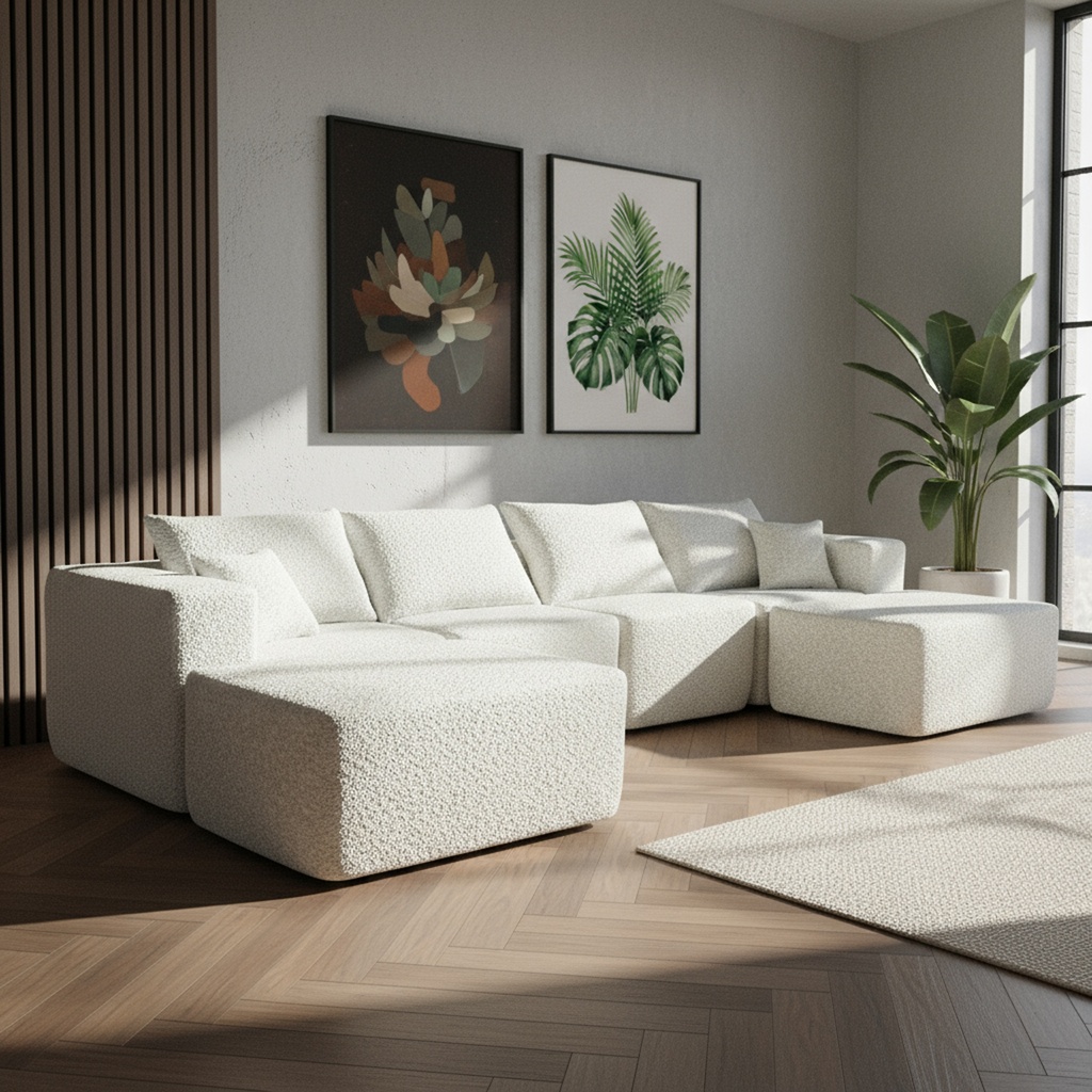 Sofá Génova Beige 4 plazas