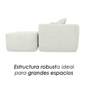 Sofá Génova Beige 4 plazas