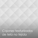 Cajonera cómoda de 6 cajones de MDF café 