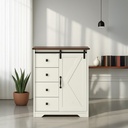 Mueble Organizador de 5 espacios de MDF café