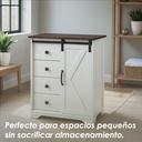 Mueble Organizador de 5 espacios de MDF café