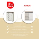 Mueble Organizador de 5 espacios de MDF café