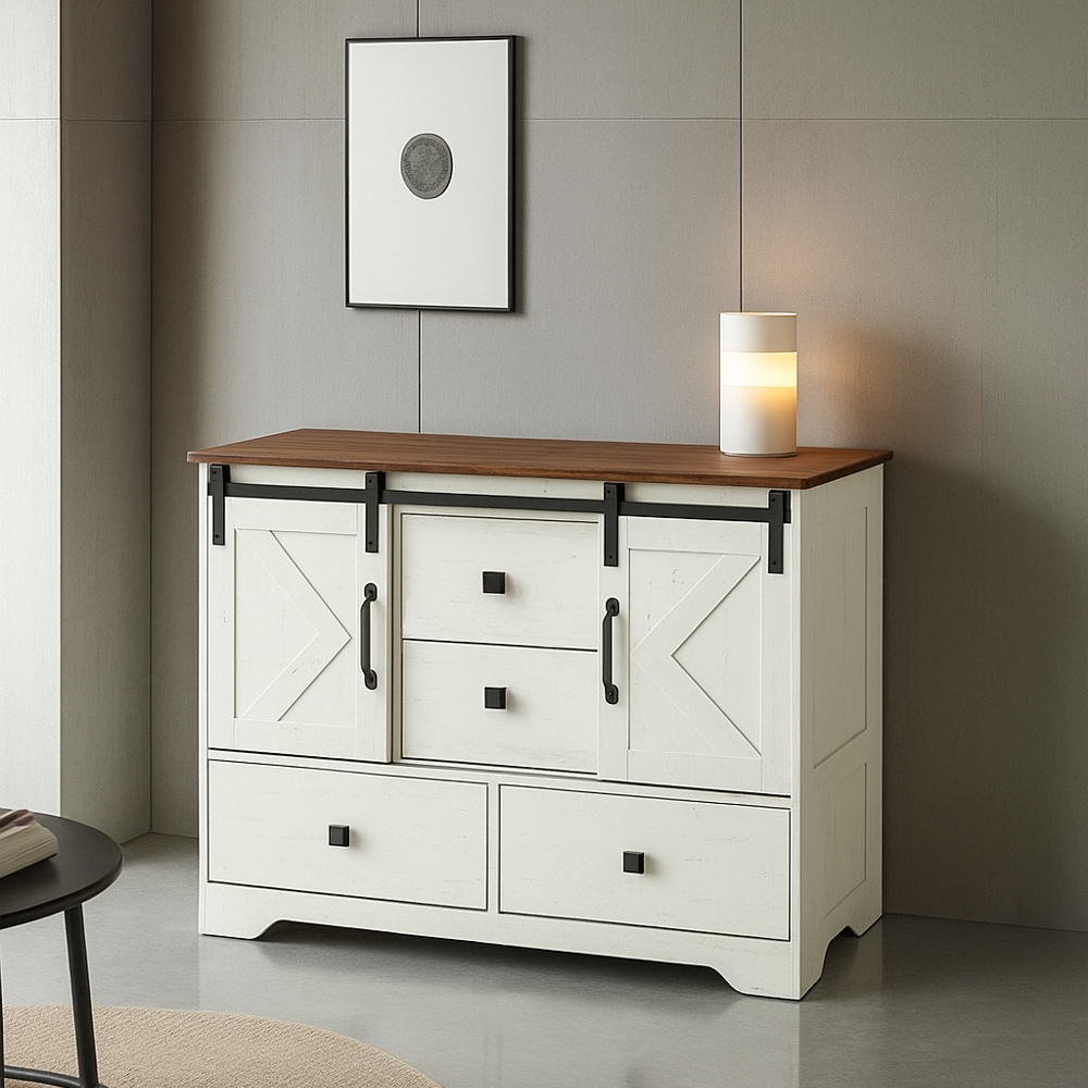 Mueble Organizador de 6 espacios de MDF café