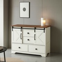 Mueble Organizador de 6 espacios de MDF café