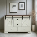 Mueble Organizador de 6 espacios de MDF café