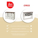 Mueble Organizador de 6 espacios de MDF café