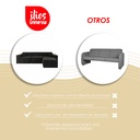 Sofá Siena Negro 4 plazas