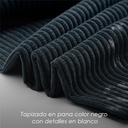 Sofá Bolonia Negro 2 plazas