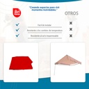 2 Lonas Impermeables 2x2 Roja