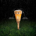 2 Lámparas solares 40 leds tipo antorcha tiki