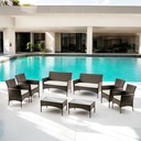 2 Salas de Jardín 4P Café