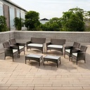 2 Salas de Jardín 4P Café