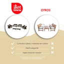 2 Salas de Jardín 4P Café