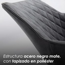 2 Silla de comedor Tokio Gris